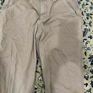 Carhartt Men's Straight Work Chinos - Taupe Relaxed Fit Mens Size 32x30